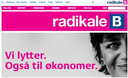 Er Radikales hjemmeside klar til valg?