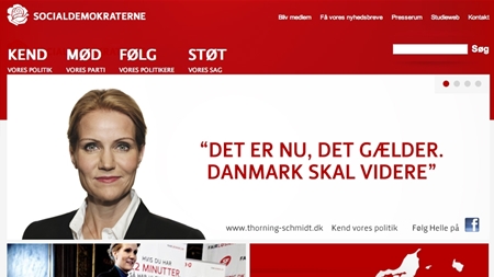 Er Socialdemokraternes hjemmeside klar til valg?