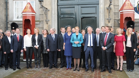 Thorning-regeringens ministerliste