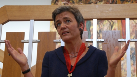 Vestager i top på ny magtliste