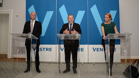 Venstres formand, Lars Løkke Rasmussen, løftede i går sløret for Venstres planer på kræftområdet, da partiet fremlagde sit forslag til finanslov 2015. 