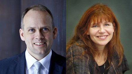 Henrik Dam, rektor for SDU, og Hanne Leth Andersen, rektor for RUC, savner langsigtet opbakning til bedre og mere kvalificeret forskning og uddannelse.