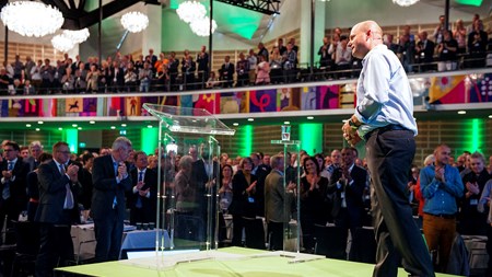 Til stor glæde for medlemmerne gik formand Søren Pape Poulsen til angreb på planlovens detailstyring af danskernes liv på weekendens landsråd i Tivoli Congress Center.