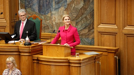 Statsminister Helle Thorning-Schmidt havde fokus på asylområdet til Folketingets åbningstale 