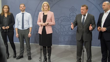 Venstre, Konservative, SF og SR-regeringen er enige om, at retsforbeholdet skal til afstemning senest i første kvartal af 2016. 