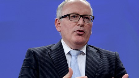 EU-Kommissionens første-næstformand, Frans Timmermans, er blevet kendt som 