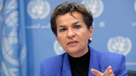 Christiana Figueres ved en FN-konference i New York.