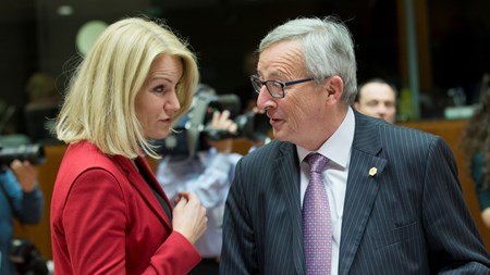 Energiunionen, som er lanceret af Jean-Claude Junkers (th.) Kommission, var øverst på dagsordenen ved torsdagens EU-topmøde.