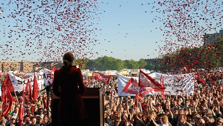 1. maj: Her taler politikerne