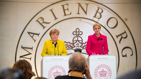 Tirsdag besøgte den tyske kansler Angela Merkel Danmark. 