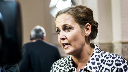 Pia Olsen Dyhr forstår ikke, hvordan regeringen kan give afgiftslettelser til erhvervslivet, når der ikke er en krone ekstra til et nyt dagpengesystem. 