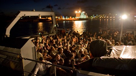 Danmark sender overvågningsfly til Middelhavet