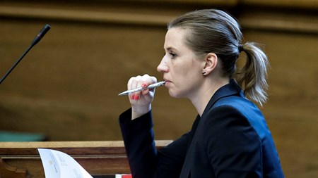 Justitsminister Mette Frederiksen. 