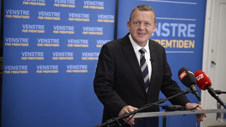 Venstres Lars Løkke Rasmussen er klar til valg.