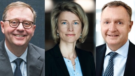 Der skal satses mere på it i folkeskolen, skriver rådsmedlemmerne i Det Digitale Råd Niels Soelberg (tv.), Eva Berneke og Carsten Dilling, som er henholdsvis adm. direktør i Microsoft Danmark, adm. direktør i KMD samt adm. direktør i TDC. 