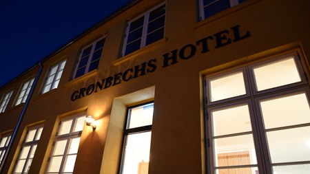 Grønbechs Hotel åbnede på Folkemødets første dag torsdag. 