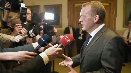 Løkkes nye regering præsenteres søndag