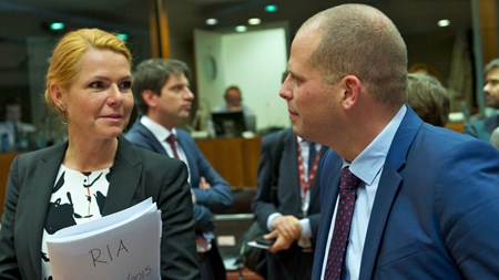 Integrationsminister Inger Støjberg (V) mødes tirsdag med sine EU-kolleger til endnu et krisemøde om flygtningesituationen.