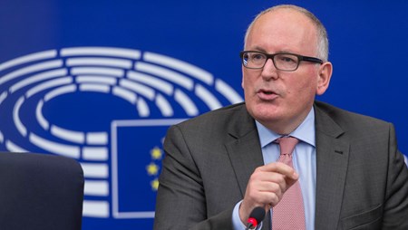 Første næstformand i EU-Kommissionen Frans Timmermans har været politisk primus motor i arbejdet med pakken for cirkulær økonomi.