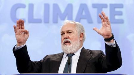 EU's klimakommissær, Miguel Arias Cañete.