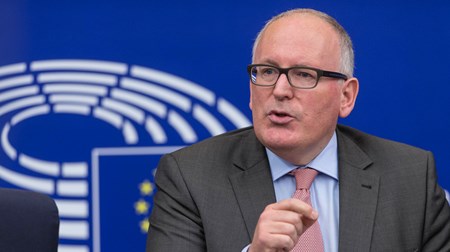 EU-Kommissionens førstenæstformand, Frans Timmermans.