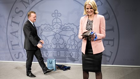 I juni var der skiftedag i Statsministeriet, da Helle Thorning-Schmidt overdrog nøglerne til Lars Løkke Rasmussen.