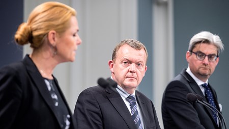 Løkke holder pressemøde om svensk grænsekontrol