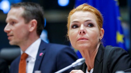 Udenrigsminister Kristian Jensen og udlændinge- og integrationsminister Inger Støjberg ved høring i Europa-Parlamentet om Danmarks asylstramninger. 