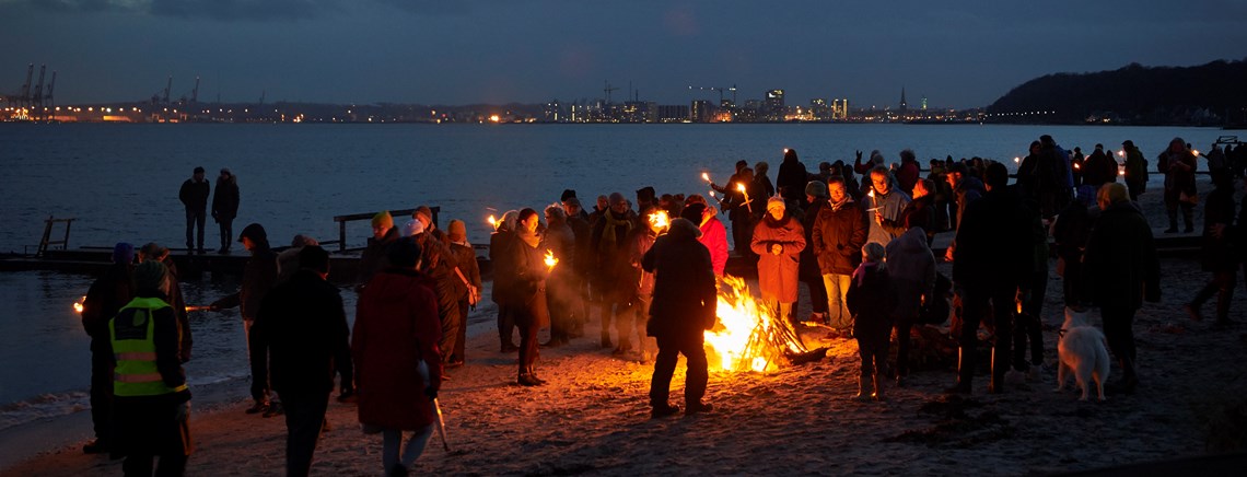 Danmarks Naturfredningsforening stod søndag bag en demonstration til fordel for de danske kyster.