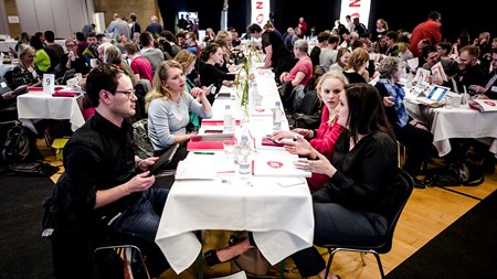 Knap 250 delegerede fra hele landet deltog i landsmødet.