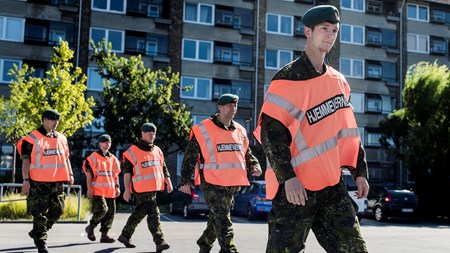 Hjemmeværnet skal afhjælpe politiet ved grænsen