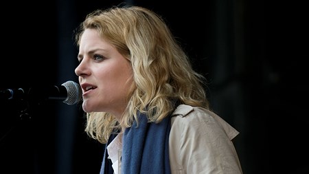 Her er  Johanne Schmidt-Nielsens 1. maj-tale