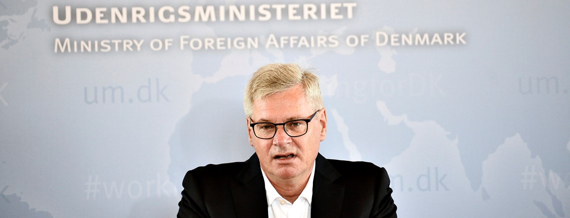 Ambassadør Peter Taksøe-Jensen præsenterede mandag anbefalinger til Danmarks fremtidige udenrigs-og forsvarspolitik. 