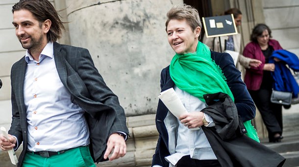 Alternativets finansordfører Josephine Fock og partiets skatteordfører René Gade er ved at formulere en mere konkrete økonomisk politik for partiet.