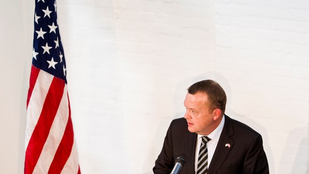 Lars Løkke Rasmussen ved en mindehøjtidelighed for 9/11-terrorangrebet i 2011.