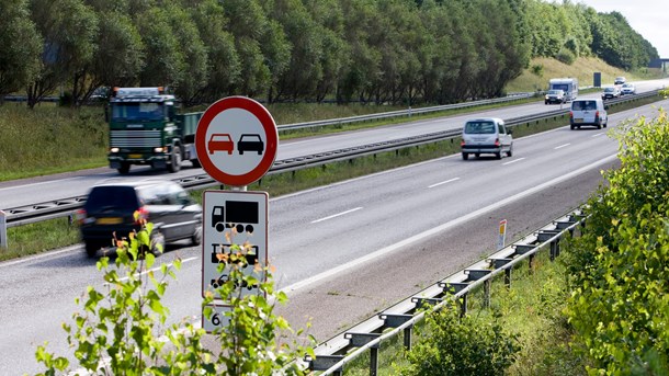 Regeringen har i sit finanslovsudspil afsat midler til en udvidelse af E45 mellem Skanderborg og Aarhus.