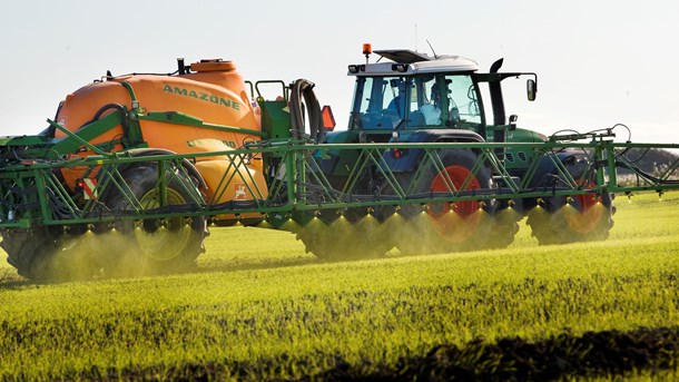 Landbrugets pesticid-belastning er på retur