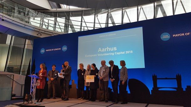 Aarhus løb med titlen som Europæisk Frivillighovedstad ved en konference i London mandag. 