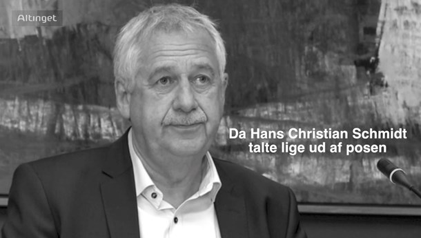 Fik du set: Da Hans Christian Schmidt talte lige ud af posen om togsignaler