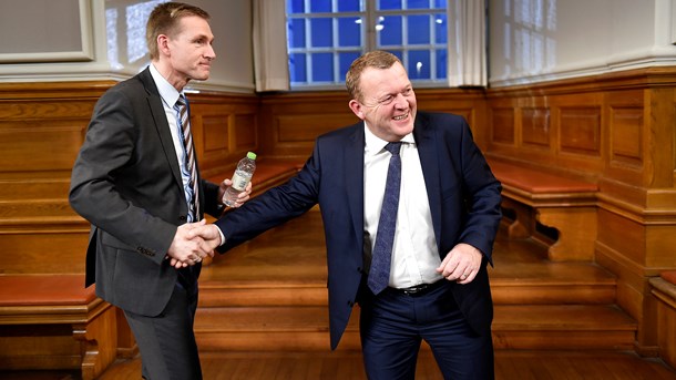 UMAGE PAR: Lars Løkke må endnu en gang sande, at man ikke sådan kan tage DF's støtte for givet.