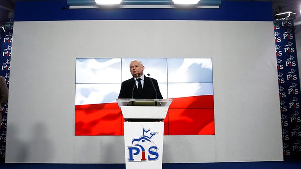 Partileder for det polske Lov og Retfærdighedsparti, PiS, Jaroslaw Kaczynski.