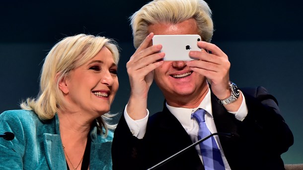 MEGAFONER: Højrepolitikere som Le Pen og Wilders bruges af vælgerne til at vække de etablerede politikere.