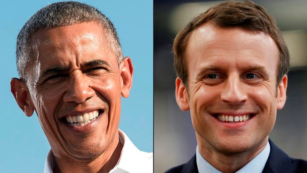 Obama støtter Macron som ny fransk præsident