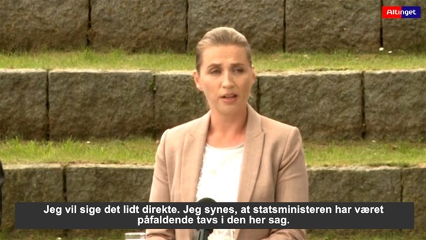 Mette Frederiksen: Løkke har været påfaldende tavs om bandekonflikt 