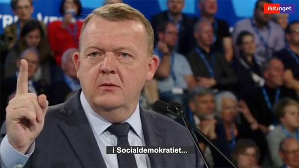 Løkke: Jeg foretrækker Socialdemokratiet, når de er i regering 