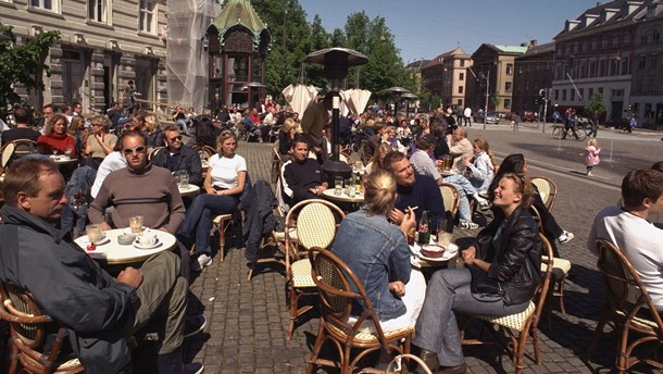 Arkivfoto fra Sankt Hans Torv.