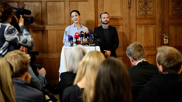 Pressen mødte talstærkt op, da beskæftigelses- og integrationsborgmester Anna Mee Allerslev (R) trak sig 25. oktober.