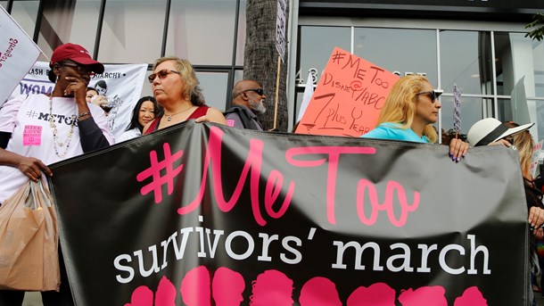  #MeToo-demonstration i Hollywood,  Los Angeles.