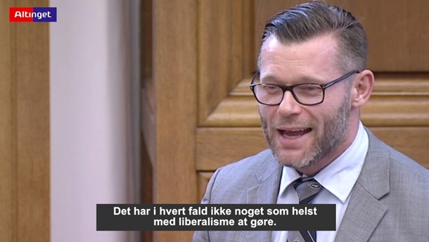 Joachim B. til Alternativet-ordfører: Kom på besøg til kaffe og lær om liberalismen