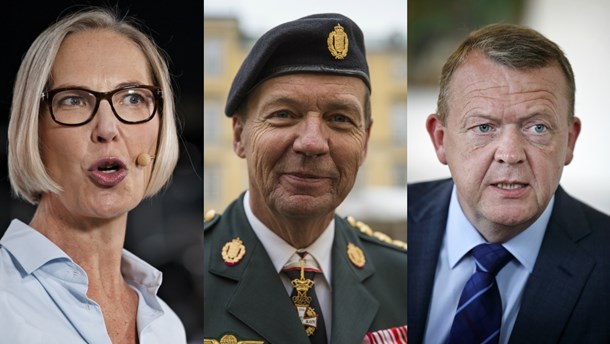 DR-generaldirektør Maria Rørbye Rønn, forsvarschef Bjørn Bisserup og statsminister Lars Løkke Rasmussen (V) er på listen over danskere i særlig risiko for forsøg på bestikkelse.